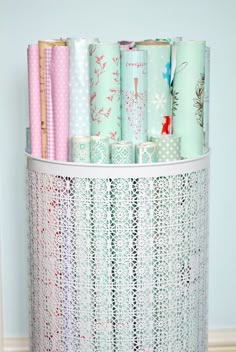222 best organize craft hobby images on pinterest in 2018 how to organize christmas wrapping paper