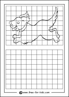 Worksheet Grid Drawing Worksheets horse grid drawing see student art here httpmegapixelsart wix free worksheets