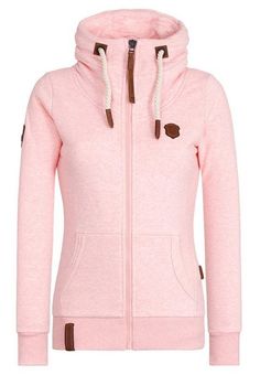 Damen Parkajacke Rosa Rainbow Pelzrand Meerjungfrau-Linie Kapuzenjacke Jacken