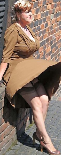 Vintage miniskirt tinder grannies