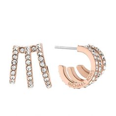 131 Best Michael Kors Images Watches Fashion Rose Toned Michael Kors Earrings Savoysjewellers Fashion