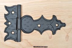 Decorative L Corner Bracket 4 for Barn Doors or Gates Rustic Hammered Iron Black Finish Hand Crafted Borderland Rustic Hardware