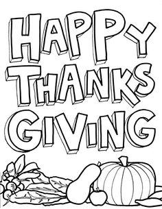 Free Printable Thanksgiving Coloring Pages For Kids