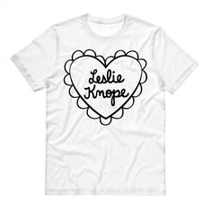 Leslie Knope Heart Shirt Leslie Knope Heart Shirt