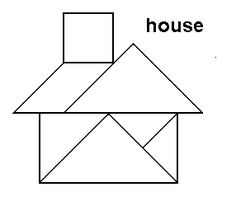 tangram house misc patterns for my tangram qb page google search