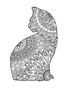 Adult Colouring PageOriginal Hand Draw Art By LittleShopTreasures