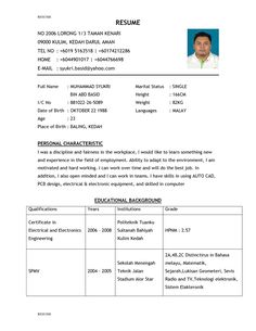 good resume samples