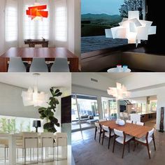 Dining room with Foscarini\'s Big Bang Fixture. | My Interior ... Dining room with Foscarini\'s Big Bang Fixture. | My Interior ...