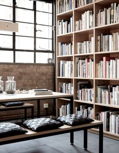 100 Best Modern Home Libraries Images On Pinterest In 2018 Four23 Studio S Self Designed Office Inside Former Metal Work Is Inspired By A Toolbox Home Library Designoffice Interior