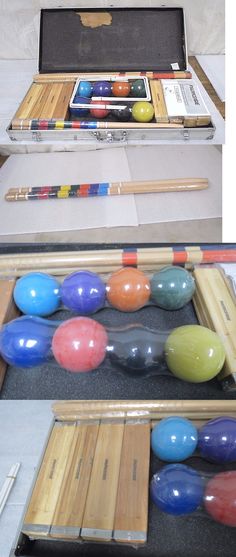 Croquet 117210 Set And Caddy 8 Player 28 Maple Wood Croquet 117210 Parkside 8 Player Set With Carry Case It Now