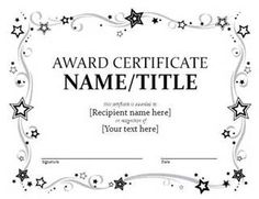 free awards certificates rome fontanacountryinn com awards template free