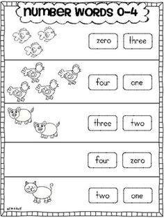 number word match 1 to 5 classroom ideas preschool number