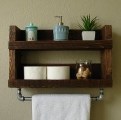 rustic bathroom shelf rustic wood shelf towel rack entryway shelf