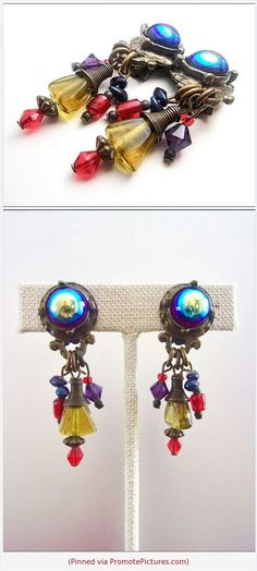 Color Lane Earrings Contemporary Gold Tone Dangle /& Drop With Black Glass Beads For Women//Girls