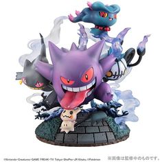 Pokemon Moncolle figure Tomy Shiny Gengar LOT OF 8PCs