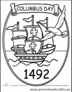 31 best columbus day coloring pages images on pinterest