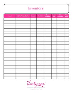 free printable inventory sheets here is a preview of the simple