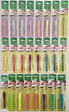 Sirdar Aluminium Crochet Hook Red Soft Touch Handle Sizes 2mm 10mm
