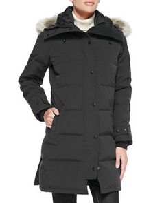 canada goose elrose fur-hood parka canada goose elrose fur-hood parka