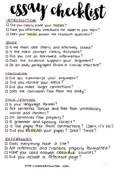 tips to writing a good essay