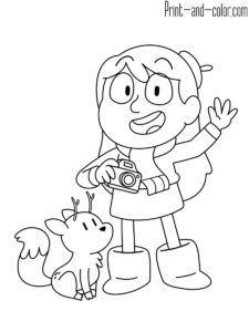 10 HILDA COLORING PAGES ideas coloring pages printables kids color