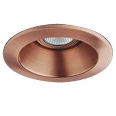 4 Line Voltage Recessed Lighting Reflector Trim Copper 4 Line Voltage Recessed Lighting Reflector Trim Copper
