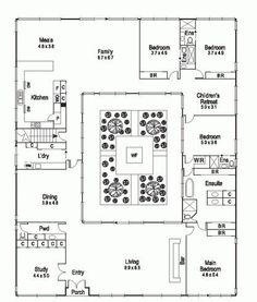 u-shaped house plans with courtyard … | pinteres… u-shaped house plans with courtyard … | pinteres…