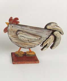 Craft Outlet Hen Figurine 5-Inch Set of 2