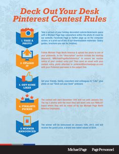 16 Best Deck Out Your Desk Contest Images On Michael Page Holiday Contest