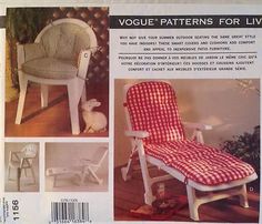 mccalls 3217 chair covers slip covers pattern for folding windsor
