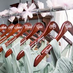 You See A Lot Of Wedding Dress Hangers But Not So Many For The Bridesmaids I Like These Personalized Because Can Get You See A Lot Of Wedding Dress Hangers But Not So Many For The Bridesmaids I Like These Personalized Because Can Get