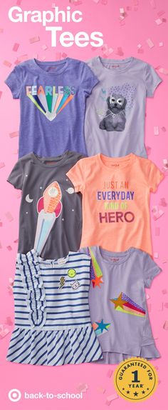 Cat /& Jack T-Shirt Girls/' Gray /& Pink YAY It/'s My Birthday Cupcake Pick Size