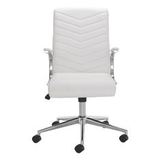 buy home jarvis gas lift height adjustable office chair white at