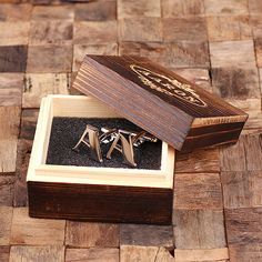 Wooden Accessories Company Wooden Tie Clips with Laser Engraved Wok Design Cherry Wood Tie Bar Engraved in The USA
