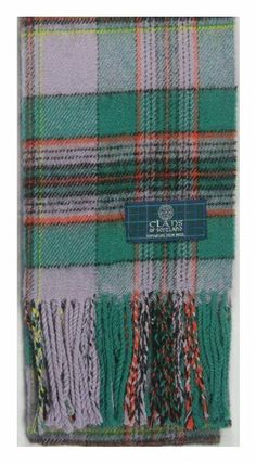 Tartan Republic Buchanan Modern Tartan Scarf Scottish Wool Clan Scarves