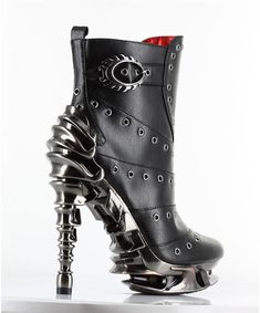 Damen Harley Davidson Abbey Hoher Absatz Leder Stiefeletten