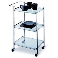 Serving Tea Cart Trolley 3 Tier Bamboo Kitchen Storage Cart for Snacks Drinks with Handrail Wine Tea Trolley on Flexible Wheels Cleaning Utility Cart in Spa Club Bedroom Dining Room
