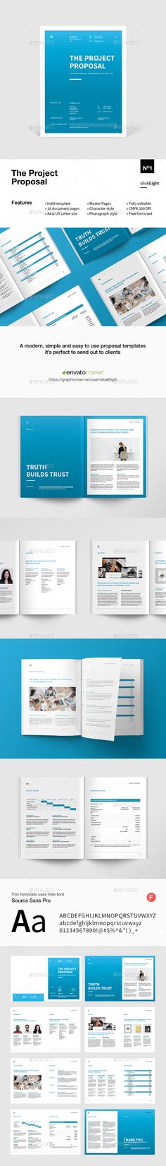 Web Site Advertising Proposal Template InDesign INDD Download here