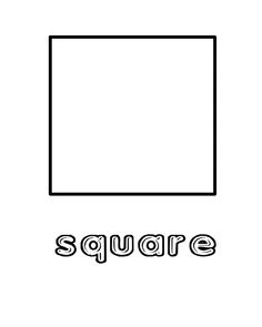 12 shapes coloring pages free preschool shapes and activities square coloring sheets