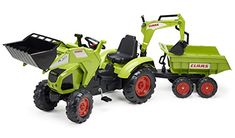 Green Claas Arion 410/Trailer Falk 2040 A Green Claas Arion 410/Trailer Falk 2040 A