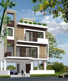 A beautiful front-house-elevation design with tile cladding ... A beautiful front-house-elevation design with tile cladding ...