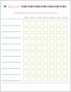 Daily Responsibilities Chart For Kids Free Printable To Help Organizing The Kids Free Printable C Charts Justaandherblog I Think These Could Be Used For Cs Too