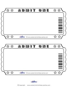 printable movie ticket template
