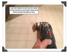 9 Best Grout Remover Images On Pinterest In 2018 Cleaning Diy Best Grout Removal Tools For Shower Tile Floors Let The Bosch Multi Tool Do Most