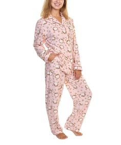 Cat Lady David and Goliath Cat Themed PJ Pyjama Set Charcoal