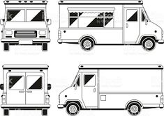 blank food truck template