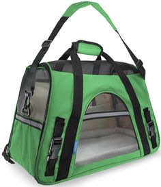 Airline Approved Portable Bag Mesh Windows Small Medium Large Puppy Kittens Rabbits Breed Uheng Soft-Sided Cats Dogs Pet Carrier Travel Backpack Bag Hiking Walking Outdoor