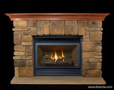 1:12 Dollhouse fireplace stone fireplace