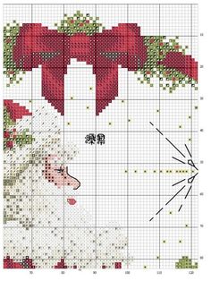 PUNTO EN CRUZ NAVIDAD PAPA NOEL SANTA (pág. 2) | Aprender manualidades es facilisimo.com