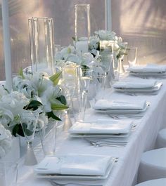 pix White And Silver Wedding Table Decor silver white and green christmas ideas